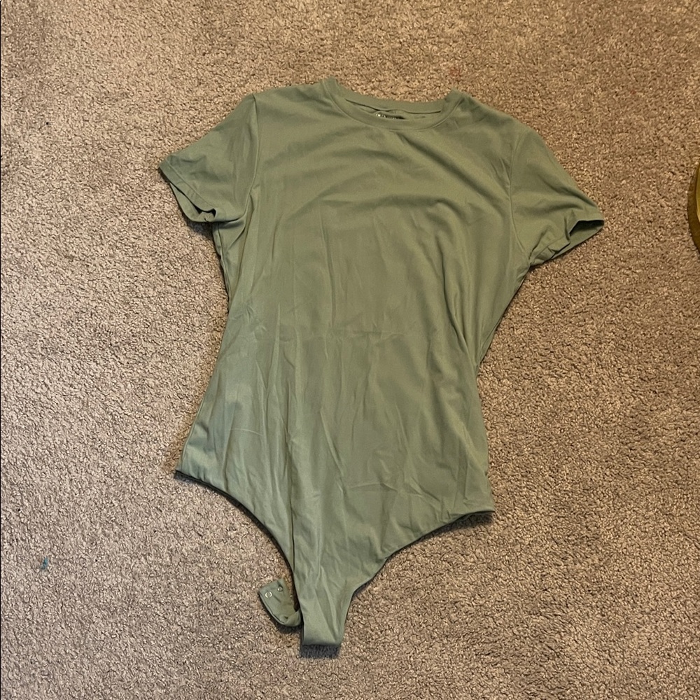 Green Short Sleeve Bodysuit
